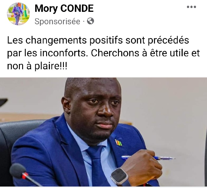 Guinée. La provocation cynique de Mory Condé