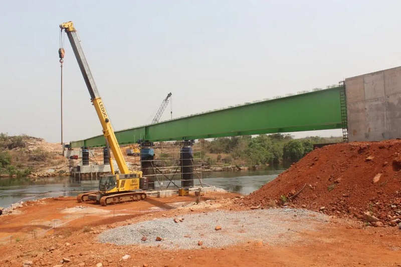 Pont unique de Tanènè (Dubréka) : livraison attendue en juin, les travaux à 75%