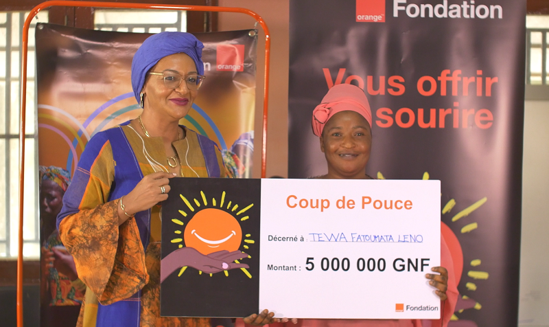 La Fondation Orange Guinée lance son programme Coup de Pouce